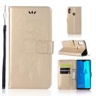 Wind Chime Owl Embossing Pattern Horizontal Flip Leather Case with Holder & Card Slots & Wallet For Huawei Y9 (2019) / Enjoy 9 Plus(Gold) - 1