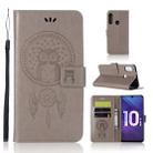 Wind Chime Owl Embossing Pattern Horizontal Flip Leather Case with Holder & Card Slots & Wallet For Huawei Honor 10i / Honor 20 Lite(Grey) - 1