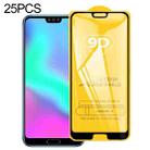 25 PCS 9D Full Glue Full Screen Tempered Glass Film For Huawei Honor 10 - 1