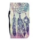 3D Diamond Encrusted Painting Pattern Coloured Drawing Horizontal Flip PU Leather Case with Holder & Card Slots & Wallet For iPhone X / XS(Feather Wind Chime) - 1