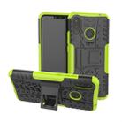 Tire Texture TPU+PC Shockproof Protective Case with Holder for Huawei Nova 3i(Green) - 1