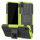 Tire Texture TPU+PC Shockproof Protective Case with Holder for Xiaomi Redmi 7A(Green) - 1