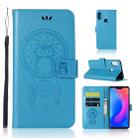 Wind Chime Owl Embossing Pattern Horizontal Flip Leather Case with Holder & Card Slots & Wallet For Xiaomi Redmi 6 Pro(Blue) - 1