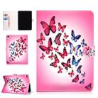 Colored Pattern Drawing Horizontal Flip PU Leather Case with Three-folding Holder & Sleep / Wake-up Function for iPad Pro 11(Colorful butterfly) - 1