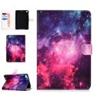 Colored Pattern Drawing Horizontal Flip PU Leather Case with Three-folding Holder & Sleep / Wake-up Function for Mini 1 / 2 / 3 / 4(Starry sky) - 1