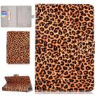 Colored Pattern Drawing Horizontal Flip PU Leather Case with Three-folding Holder for 7 inch Tablet PC(Yellow leopard grain) - 1