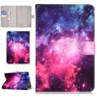 Colored Pattern Drawing Horizontal Flip PU Leather Case with Three-folding Holder for 7 inch Tablet PC(Starry sky) - 1