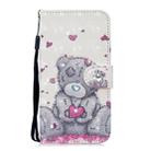 3D Diamond Encrusted Painting Pattern Coloured Drawing Horizontal Flip PU Leather Case with Holder & Card Slots & Wallet For Galaxy Note10+ / Note10 Pro(Love Bear) - 1