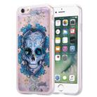 Gold Foil Style Dropping Glue TPU Soft Protective Case for iPhone 6(Skull) - 1