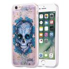 Gold Foil Style Dropping Glue TPU Soft Protective Case for iPhone 6 Plus(Skull) - 1