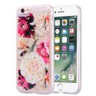Gold Foil Style Dropping Glue TPU Soft Protective Case for iPhone 6 Plus(Flower) - 1