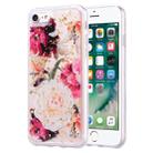 Gold Foil Style Dropping Glue TPU Soft Protective Case for iPhone 7 Plus(Flower) - 1