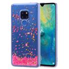 Cartoon Pattern Gold Foil Style Dropping Glue TPU Soft Protective Case for Huawei Mate 20(Sakura) - 1