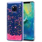 Cartoon Pattern Gold Foil Style Dropping Glue TPU Soft Protective Case for Huawei Mate20 Pro(Sakura) - 1