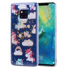 Cartoon Pattern Gold Foil Style Dropping Glue TPU Soft Protective Case for Huawei Mate20 Pro(Pony) - 1