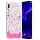 Cartoon Pattern Gold Foil Style Dropping Glue TPU Soft Protective Case for Huawei Nova 4(Sakura) - 1