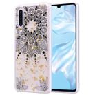 Cartoon Pattern Gold Foil Style Dropping Glue TPU Soft Protective Case for Huawei P30(Datura) - 1