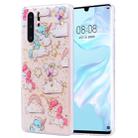 Cartoon Pattern Gold Foil Style Dropping Glue TPU Soft Protective Case for Huawei P30 Pro(Pony) - 1