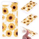 Cartoon Pattern Gold Foil Style Dropping Glue TPU Soft Protective Case for Huawei Y6 (2018)(Sunflower) - 1