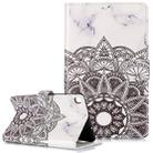 Colored Drawing Pattern Horizontal Flip PU Leather Case with Holder & Card Slots & Wallet For Galaxy Tab A 8.0 & S Pen (2019) / P205(Mandala) - 1