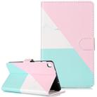 Colored Drawing Pattern Horizontal Flip PU Leather Case with Holder & Card Slots & Wallet For Galaxy Tab A 8.0 & S Pen (2019) / P205(Pink 3-Color  Marble) - 1