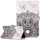 Colored Drawing Pattern Horizontal Flip PU Leather Case with Holder & Card Slots & Wallet For Galaxy Tab A 10.1 (2019) / T510(Mandala) - 1