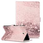 Colored Drawing Pattern Horizontal Flip PU Leather Case with Holder & Card Slots & Wallet For Galaxy Tab S4 10.5 / T830(Rose Gold  Marble) - 1