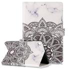 Colored Drawing Pattern Horizontal Flip PU Leather Case with Holder & Card Slots & Wallet For Galaxy Tab S5e / T720(Mandala) - 1
