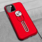 Shockproof TPU + PC Protective Case with Holder For iPhone 11(Red) - 1