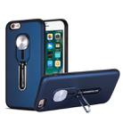 Shockproof TPU + PC Protective Case with Holder For iPhone 6 & 6s(Blue) - 1