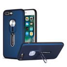 Shockproof TPU + PC Protective Case with Holder For iPhone 8 Plus & 7 Plus(Blue) - 1