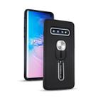 Shockproof TPU + PC Protective Case with Holder For Galaxy S10 (Black) - 1
