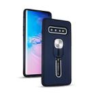 Shockproof TPU + PC Protective Case with Holder For Galaxy S10 (Blue) - 1