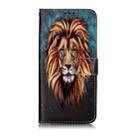 Oil Embossed Coloured Drawing Pattern Horizontal Flip PU Leather Case with Holder & Card Slots & Wallet & Photo Frame For Galaxy A20e(Lion) - 1