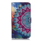 Oil Embossed Coloured Drawing Pattern Horizontal Flip PU Leather Case with Holder & Card Slots & Wallet & Photo Frame For Galaxy A40(Half Sunflower) - 1