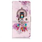 Oil Embossed Coloured Drawing Pattern Horizontal Flip PU Leather Case with Holder & Card Slots & Wallet & Photo Frame For Galaxy A70(Owl Wind Chimes) - 1