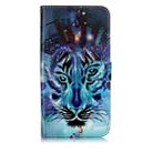 Oil Embossed Coloured Drawing Pattern Horizontal Flip PU Leather Case with Holder & Card Slots & Wallet & Photo Frame For LG Stylo 5(Tiger) - 1