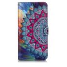 Oil Embossed Coloured Drawing Pattern Horizontal Flip PU Leather Case with Holder & Card Slots & Wallet & Photo Frame For Galaxy M20(Half Sunflower) - 1