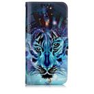 Oil Embossed Coloured Drawing Pattern Horizontal Flip PU Leather Case with Holder & Card Slots & Wallet & Photo Frame For OnePlus 7(Tiger) - 1