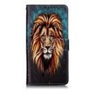 Oil Embossed Coloured Drawing Pattern Horizontal Flip PU Leather Case with Holder & Card Slots & Wallet & Photo Frame For Huawei P30 Lite(Lion) - 1