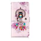 Oil Embossed Coloured Drawing Pattern Horizontal Flip PU Leather Case with Holder & Card Slots & Wallet & Photo Frame For Huawei P30 Lite(Owl Wind Chimes) - 1