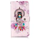 Oil Embossed Coloured Drawing Pattern Horizontal Flip PU Leather Case with Holder & Card Slots & Wallet & Photo Frame For Xiaomi Redmi 7(Owl Wind Chimes) - 1