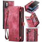 CFor Samsung Galaxy Note10+ CaseMe-008 Detachable Multifunctional Flip Leather Phone Case(Red) - 1