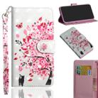 3D Painting Pattern Coloured Drawing Horizontal Flip TPU + PU Leather Case with Holder & Card Slots & Wallet for LG Q60 / K50(Tree Cat) - 1