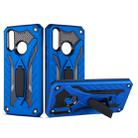 Shockproof TPU + PC Protective Case with Holder For Vivo Y17(Blue) - 1