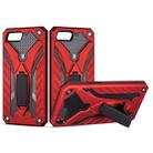 Shockproof TPU + PC Protective Case with Holder For OPPO A1k(Red) - 1