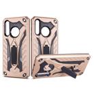Shockproof TPU + PC Protective Case with Holder For Huawei Nova 4(Gold) - 1