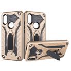 Shockproof TPU + PC Protective Case with Holder For Xiaomi Redmi 7(Gold) - 1