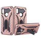 Shockproof TPU + PC Protective Case with Holder For Xiaomi Redmi 7(Rose Gold) - 1