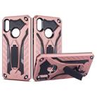 Shockproof TPU + PC Protective Case with Holder For Xiaomi Redmi Note 7(Rose Gold) - 1